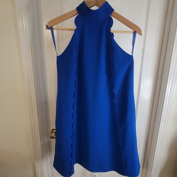 Ted Baker London Blue Sleeveless Mini Dress Size 0 - Picture 5 of 9